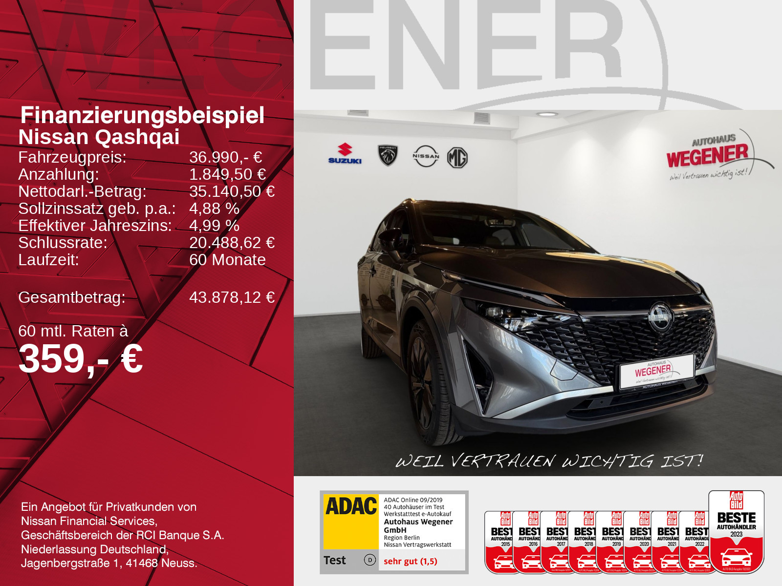 Nissan Qashqai Tekna 1.3 DIG-T MHEV BOSE*Navi*360°*PDC
