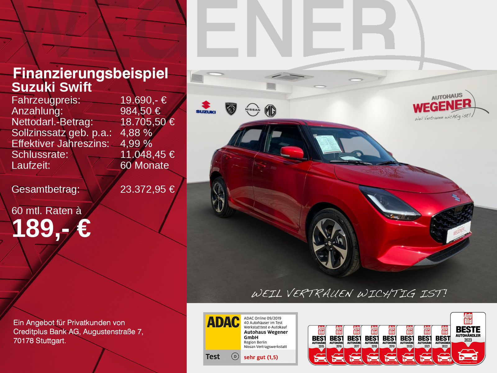 Suzuki Swift Comfort+ Hybrid - SHZ CAM ACC NAVI CarPlay