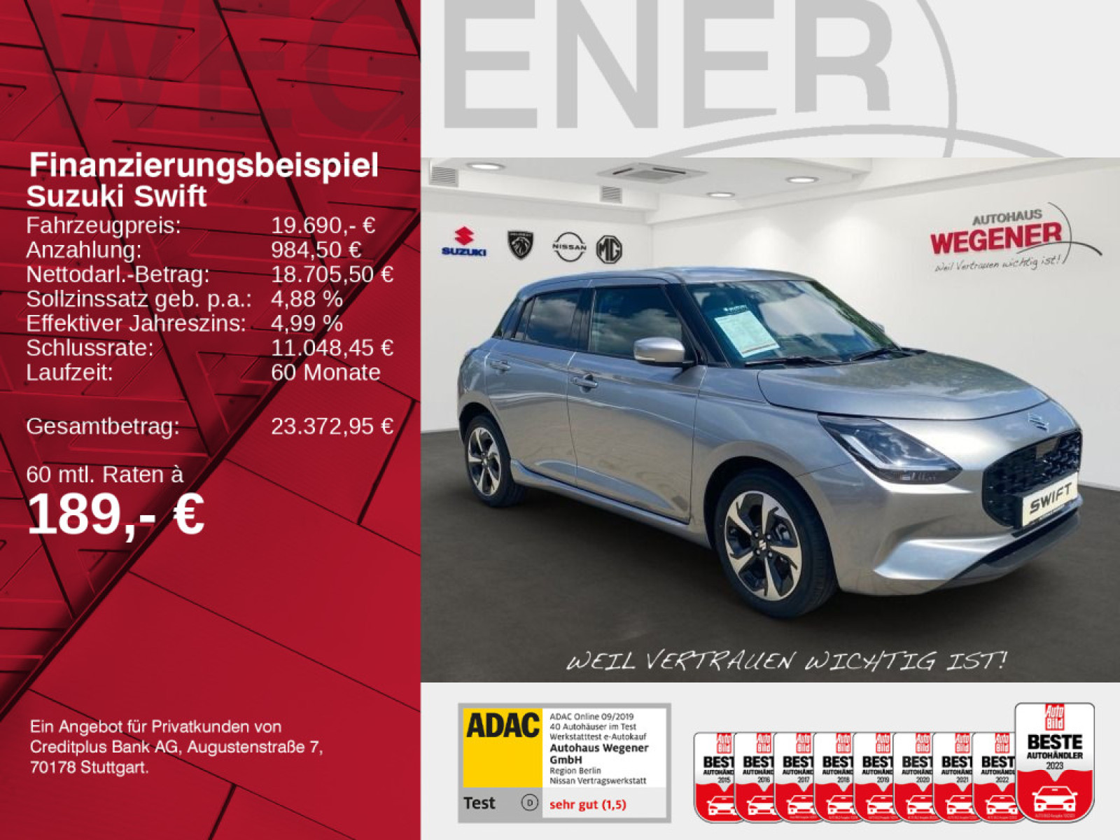 Suzuki Swift Comfort+ Hybrid - SHZ CAM ACC NAVI CarPlay