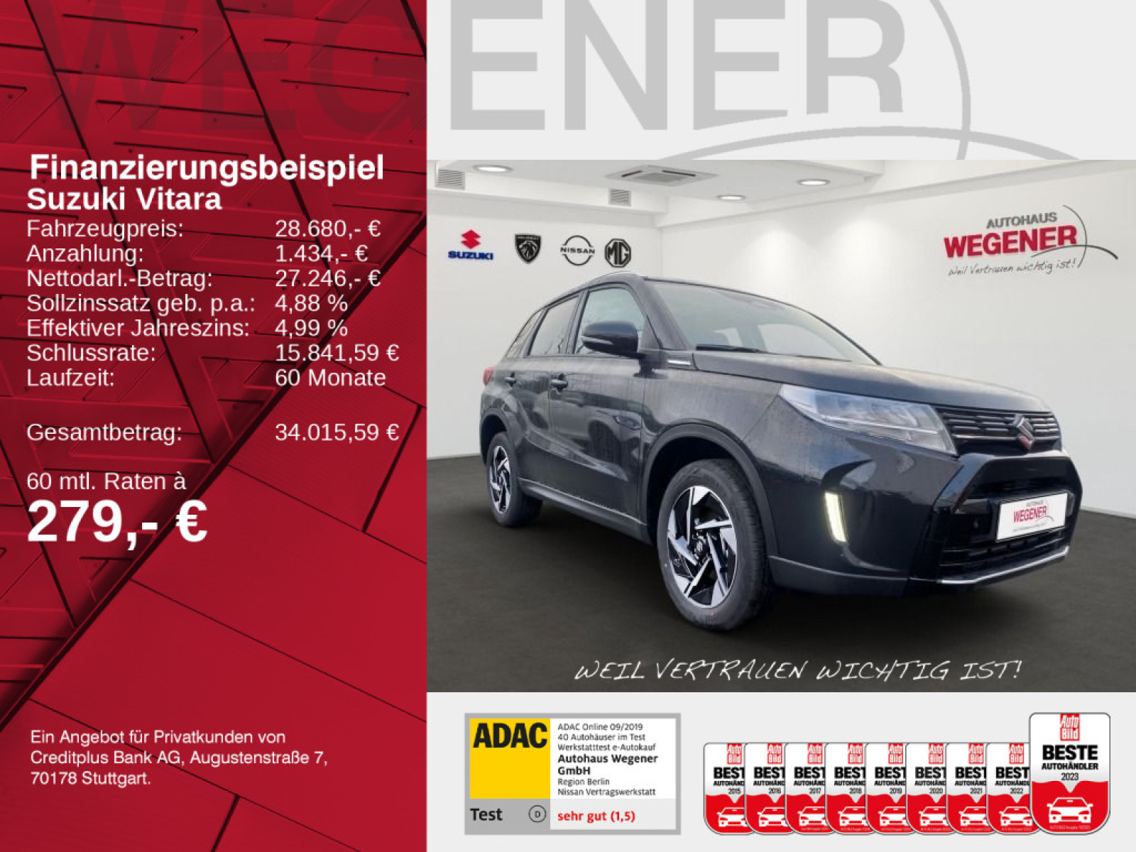 Suzuki VITARA 1,4 COMFORT+ 6AT