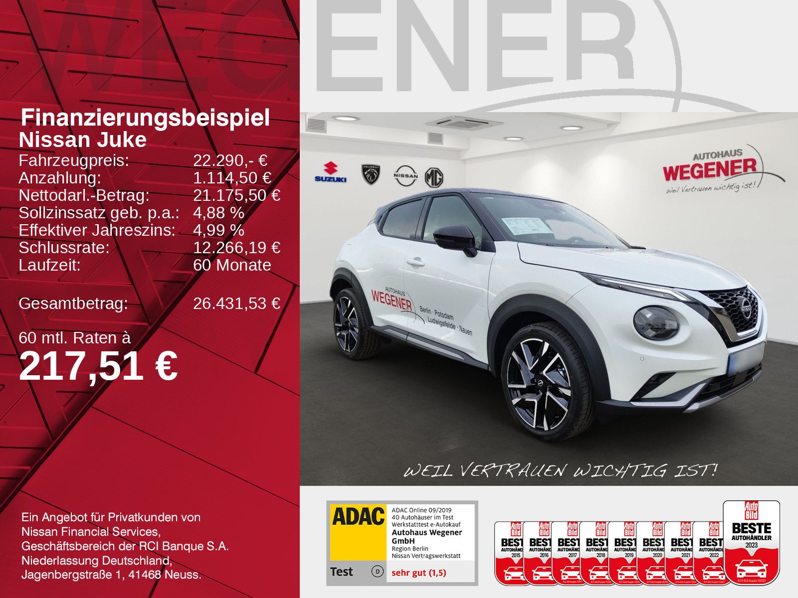 NISSAN JUKE N-DESIGN 6MT 19"LM SHZ 360 KAM Alcantara®