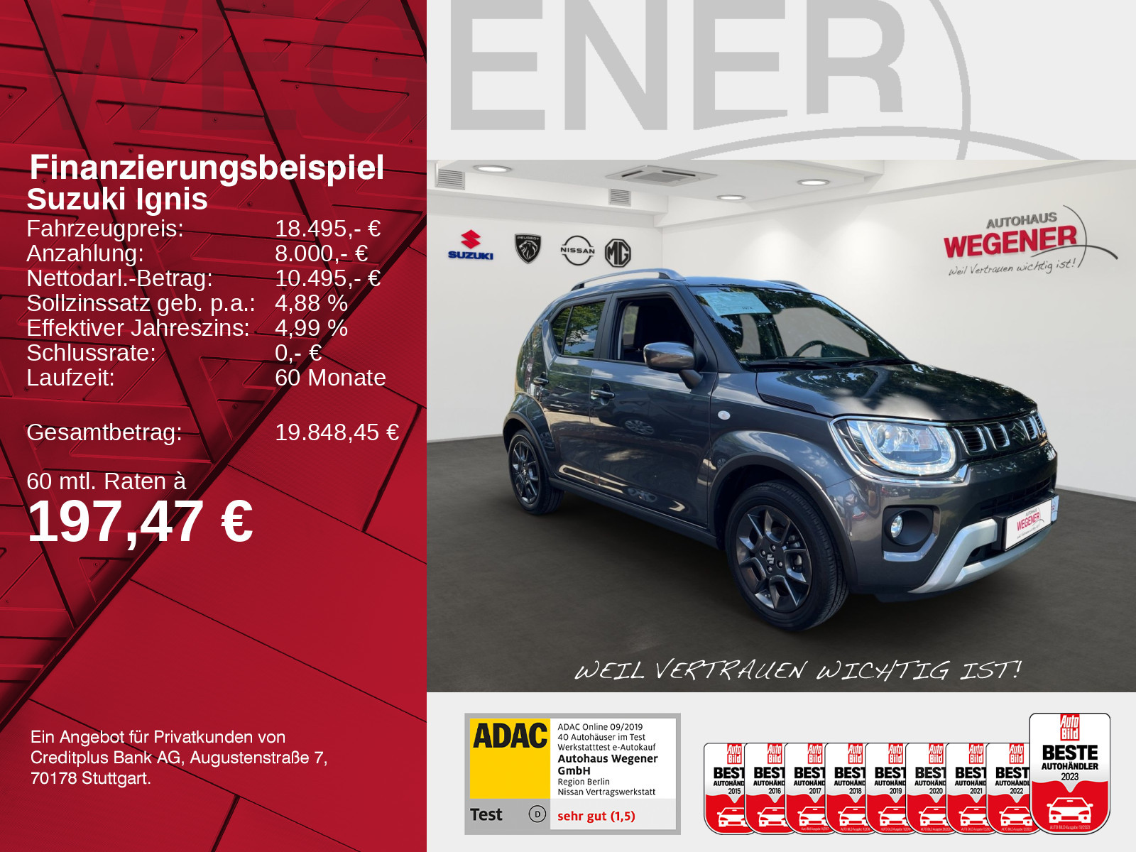 Suzuki Ignis 1.2 Comfort Hybrid Klima*Multimedia*EFH