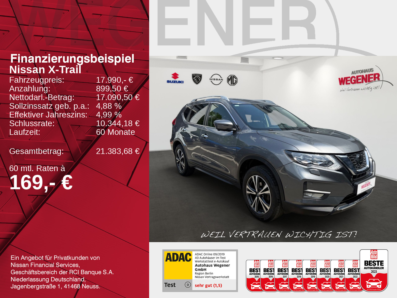 Nissan X-Trail 1.3 DIG-T DCT N-Connecta PDC*Navi*Bluet.