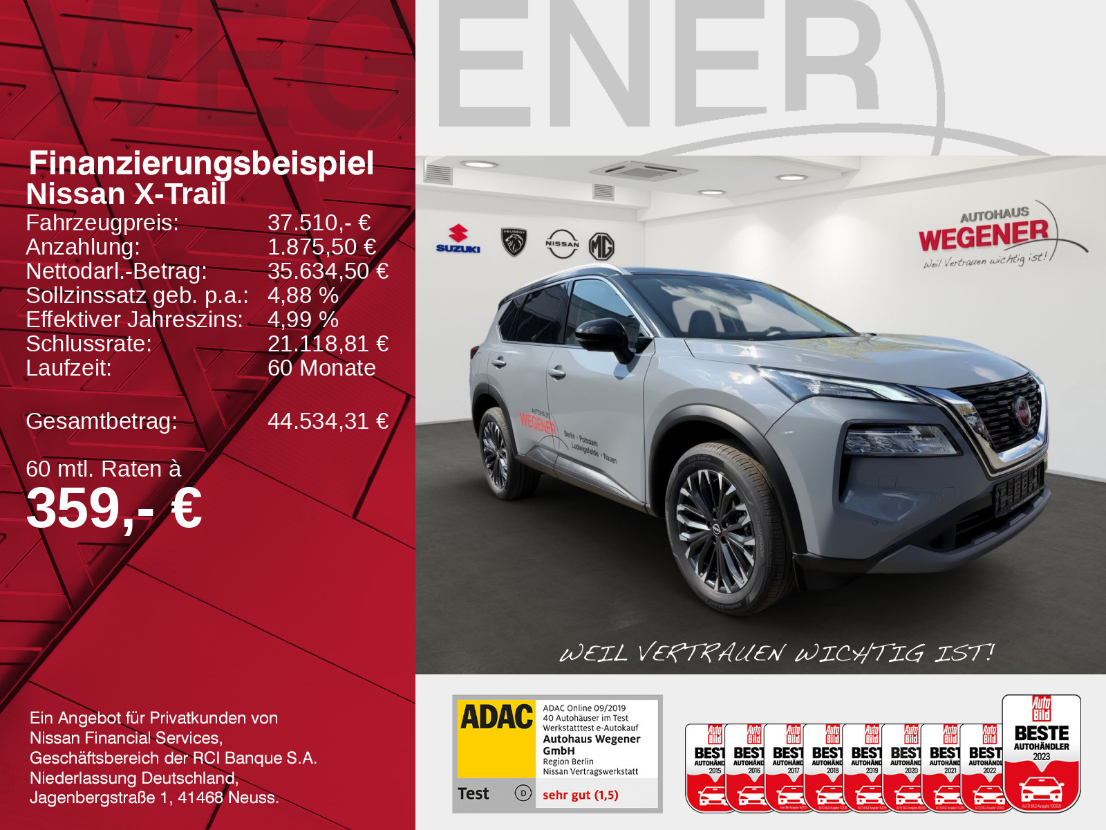 Nissan X-Trail N-Connecta 1.5 AT - MHEV 360CAM WIFI CarPlay LED