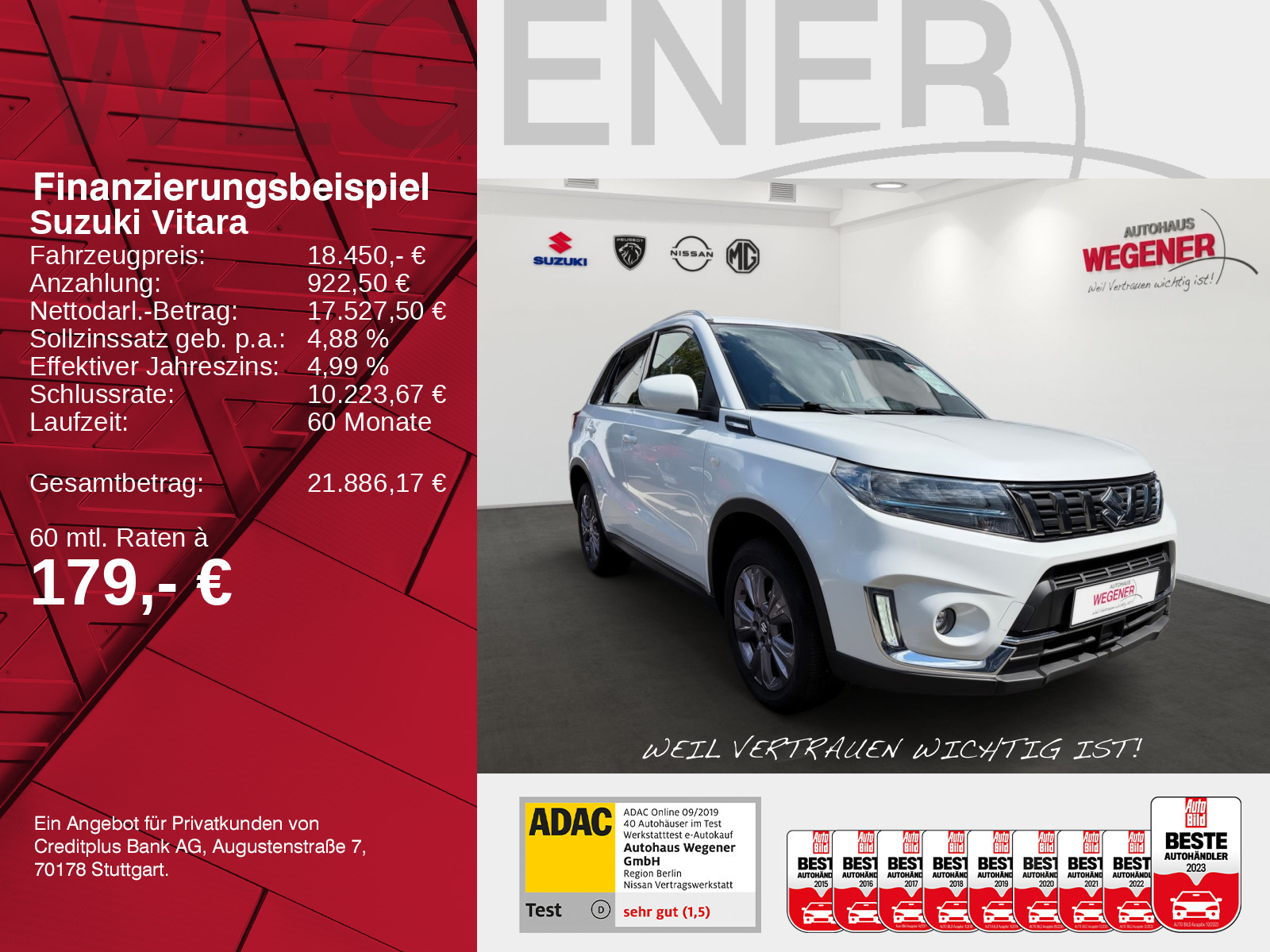 Suzuki Vitara 1.4 Comfort A/T Hybrid ACC*CAM*Kessy