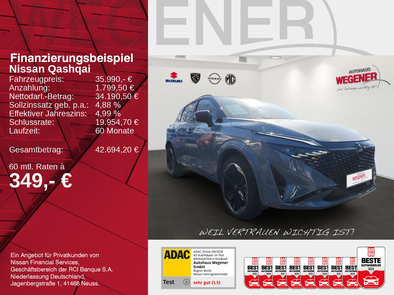 Nissan QASHQAI 1.3 DIG-T MHEV N-DESIGN 360°*Totwinkel