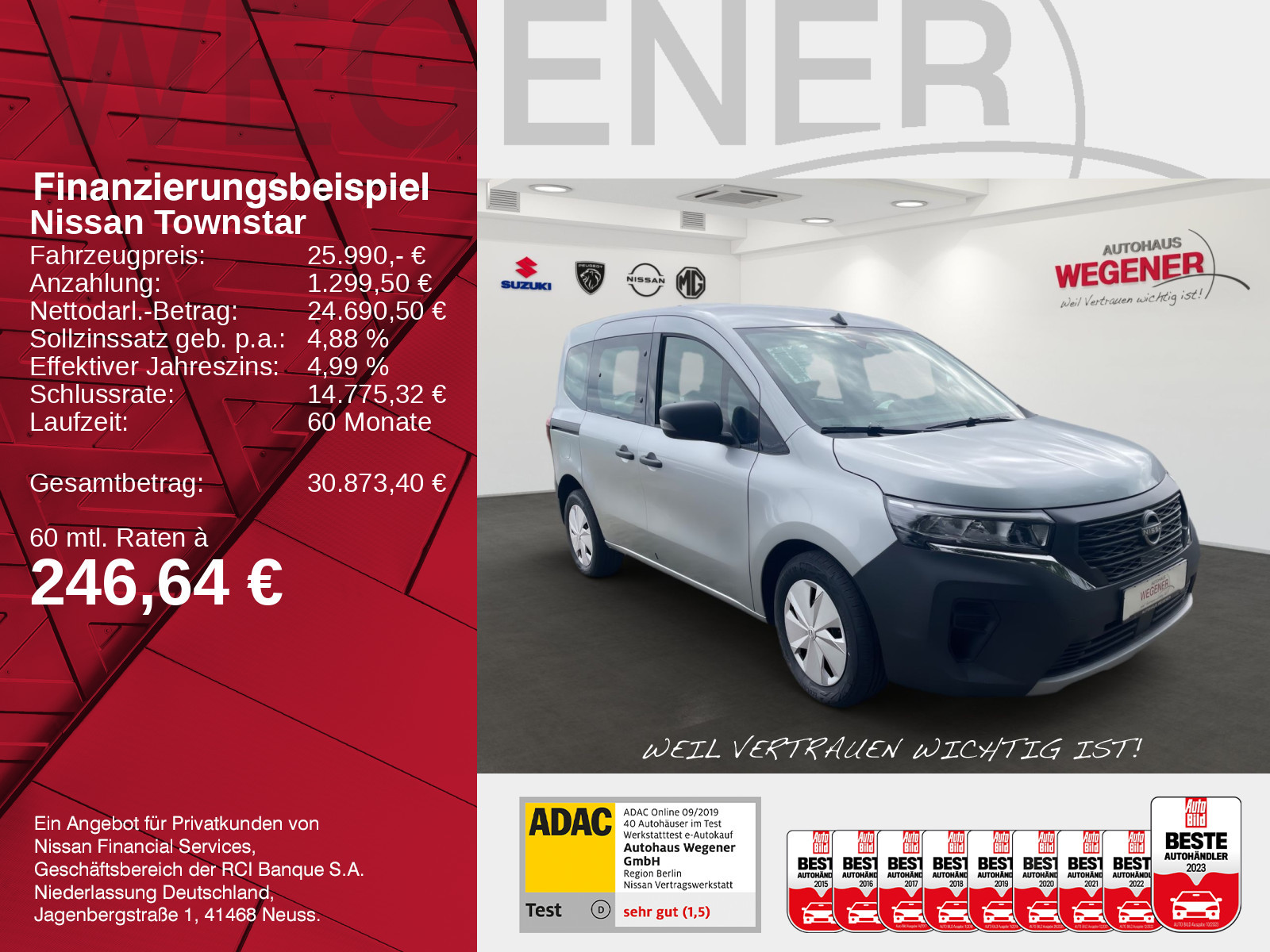 Nissan Townstar 1.3 Acenta AT Totwinkel*Bluetooth*PDC